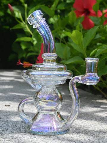 Iridescent Glass Oil Rig