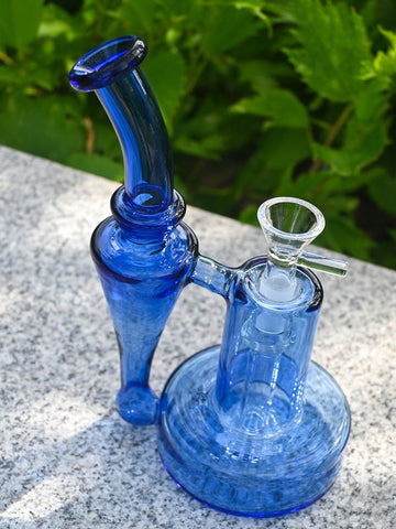 Blue Color RBR Recycler Bong
