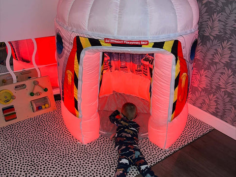 sensory room and play tent 