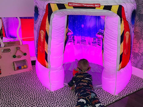 sensory room and play tent 