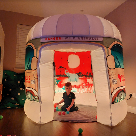 sunset safari play tent