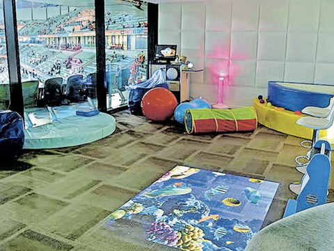 sensory spaces at stadium