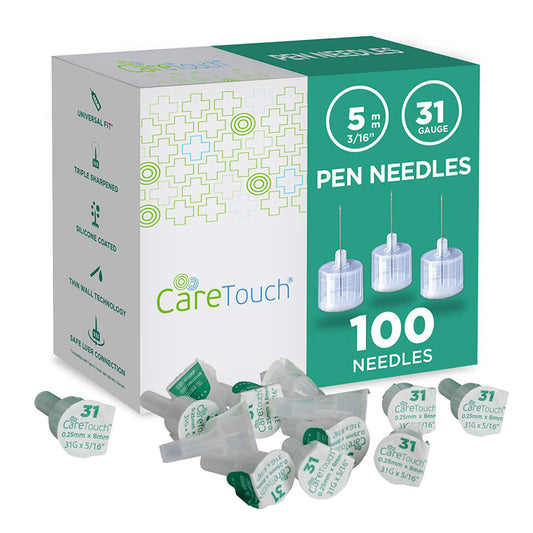 Care Touch Pen Needle 31G 5/16 - 8mm 100ct (Case of 48 units)