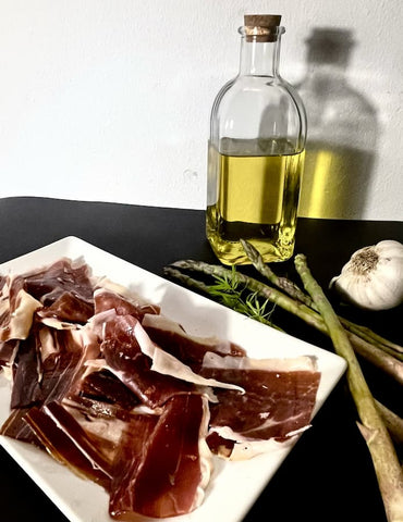 jamon iberico y aceite de oliva