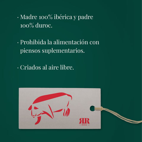 etiqueta roja jamon iberico