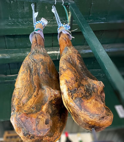 Curado del jamón ibérico