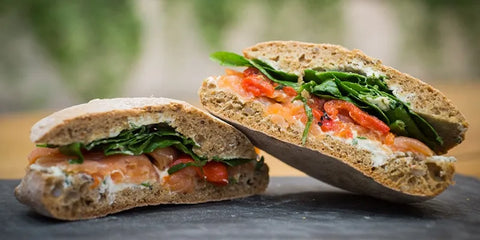 bocadillo gourmet frio salmon