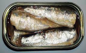 sandwich de sardina en lata