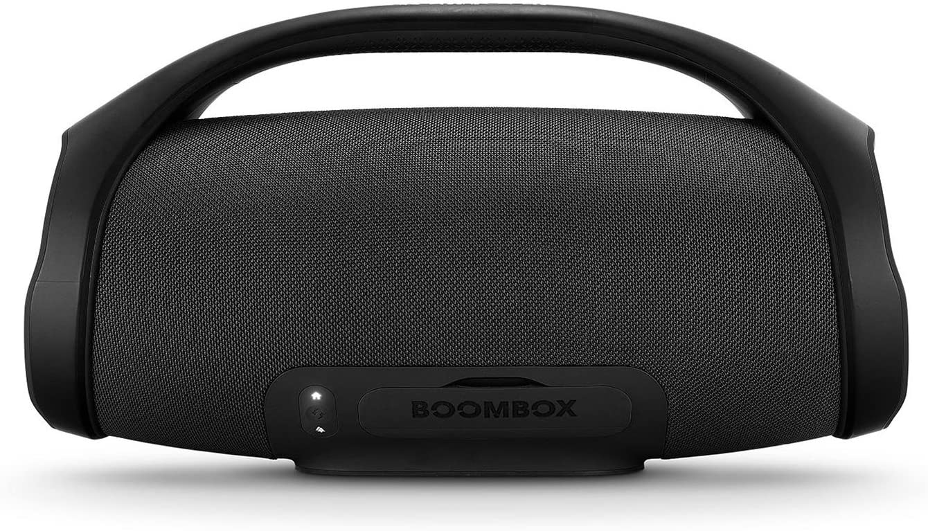 Boombox Portable Bluetooth Waterproof Speaker (Black) (Renewed) – House