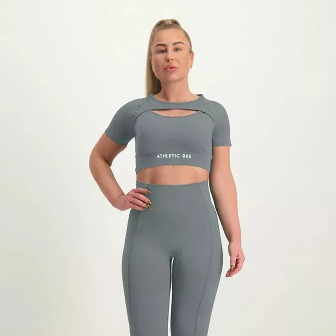 New 2023 Gym activewear - Athletic Bee - Balance - Short Grey