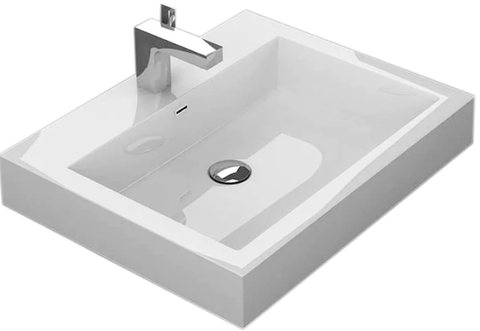 Square Sink to Get a Clean Look