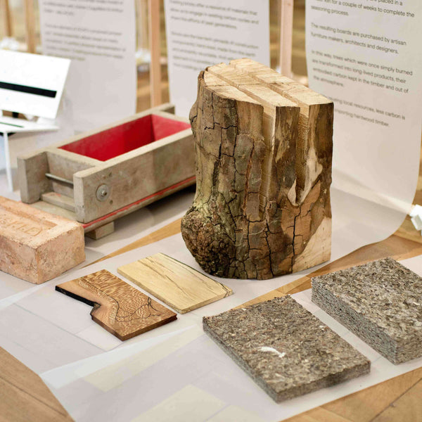 Sustainable timber used in exhibition stand