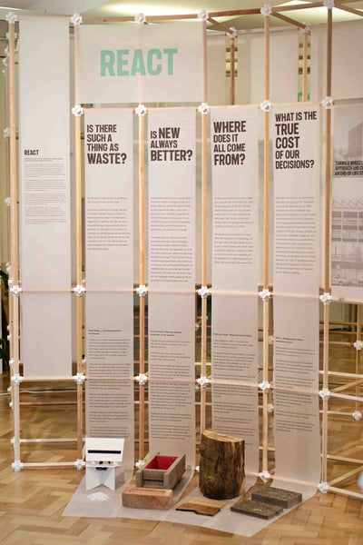 Sustainable timber exhibition design