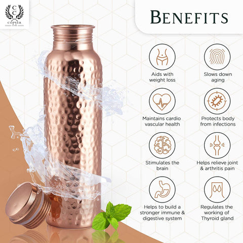 Benefit of copper water bottle