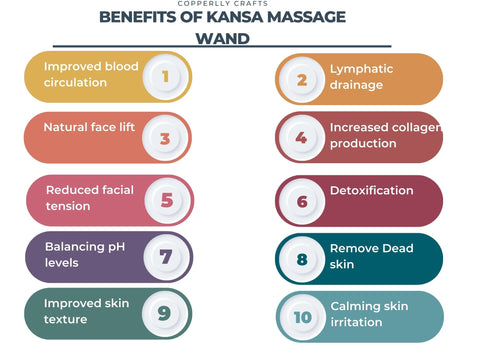 Benefits of kansa massage wand