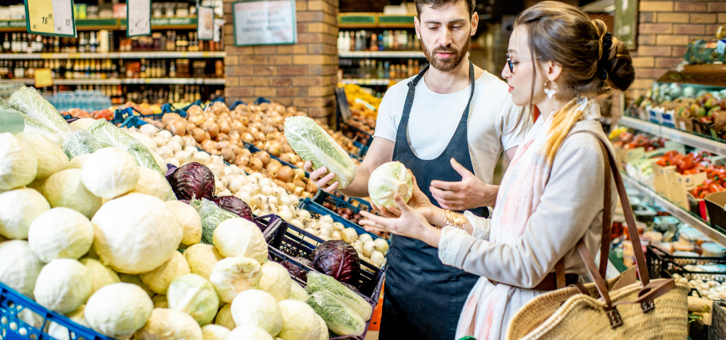 shopping for vegan products