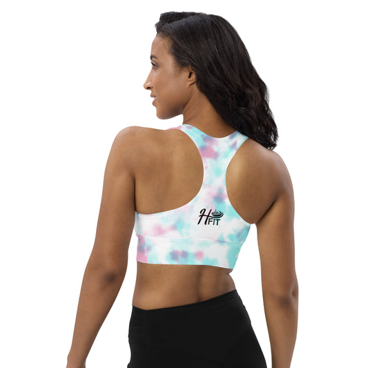 Back Strapped Fitness Sports Bra TIE DYE Rose E-store  -  Polish manufacturer of sportswear for fitness, Crossfit, gym, running.  Quick delivery and easy return and exchange