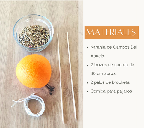 materiales comedero para pájaros natural