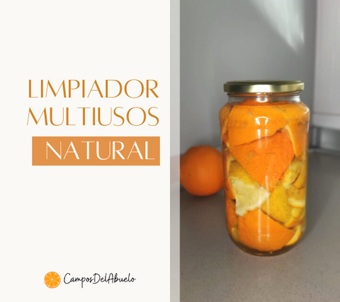 multipurpose natural cleaner with citrus peel