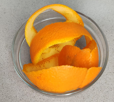 cáscara de naranjas