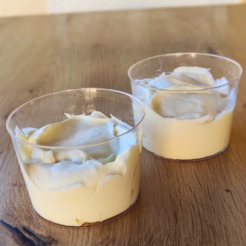 individual lemon ice cream