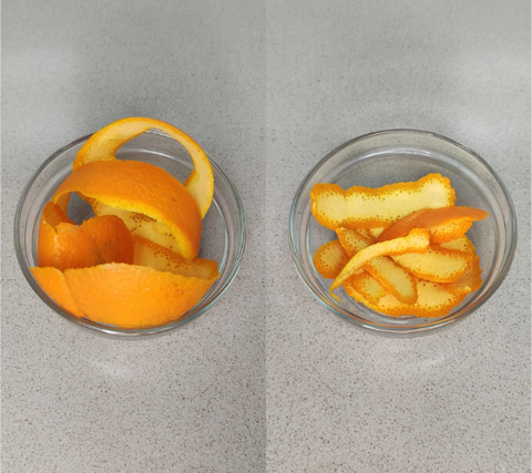 cascara de naranja