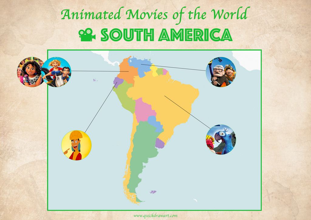 Animated movies in South America