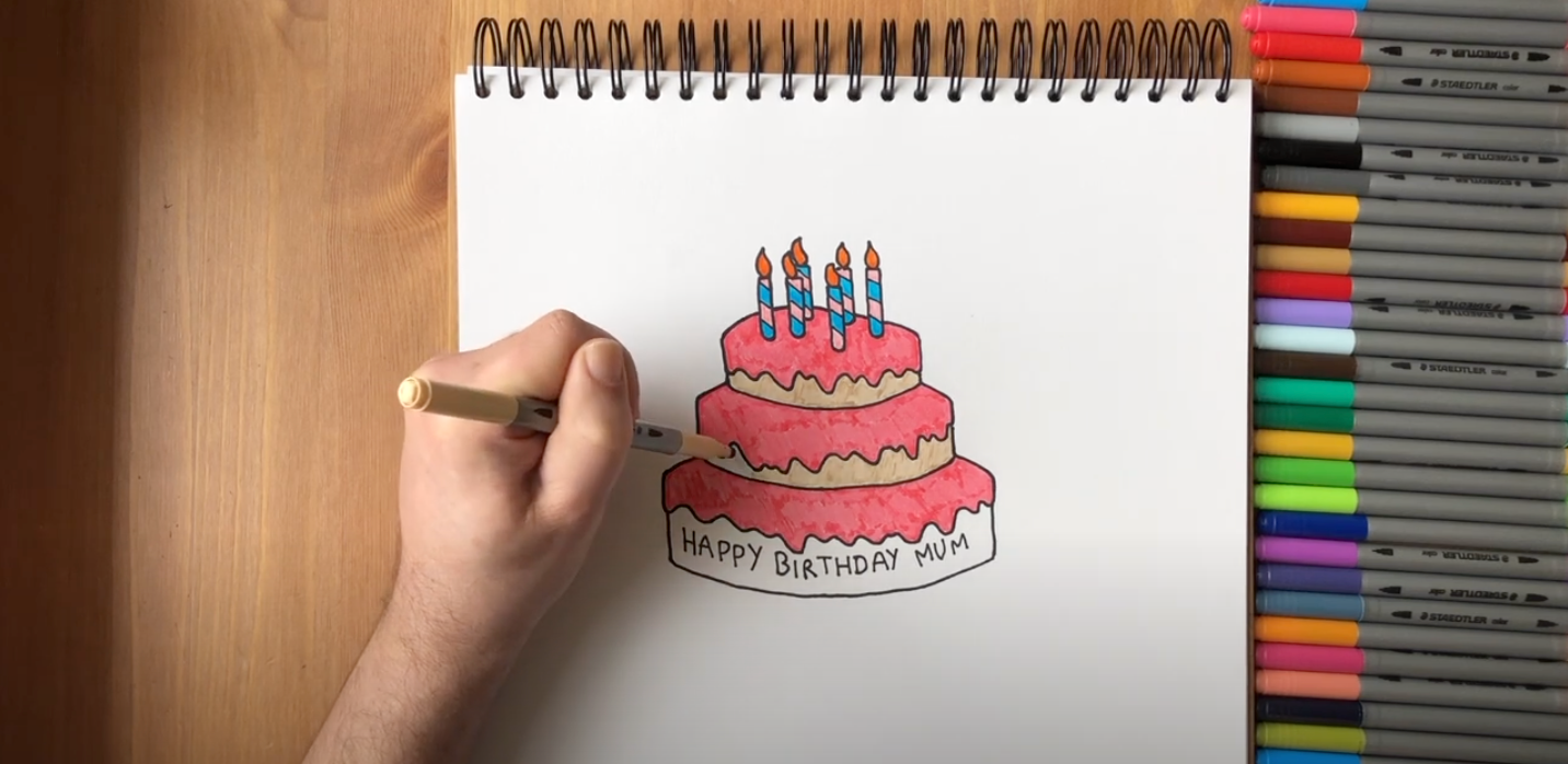 Cake Drawing PNG Transparent Images Free Download | Vector Files | Pngtree