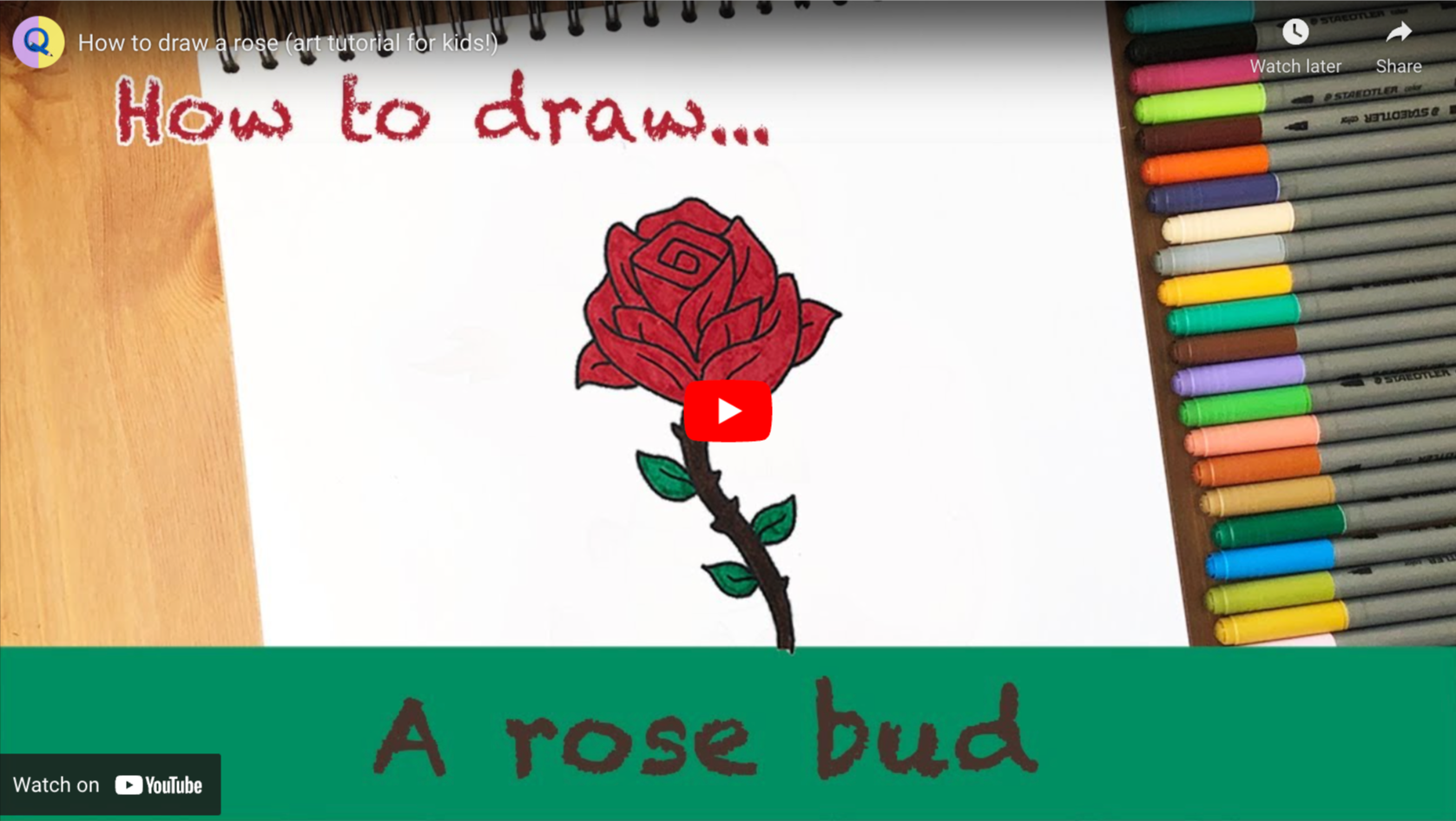 How To Draw A Rose | Easy Step By Step Printable Activities - World of  Printables