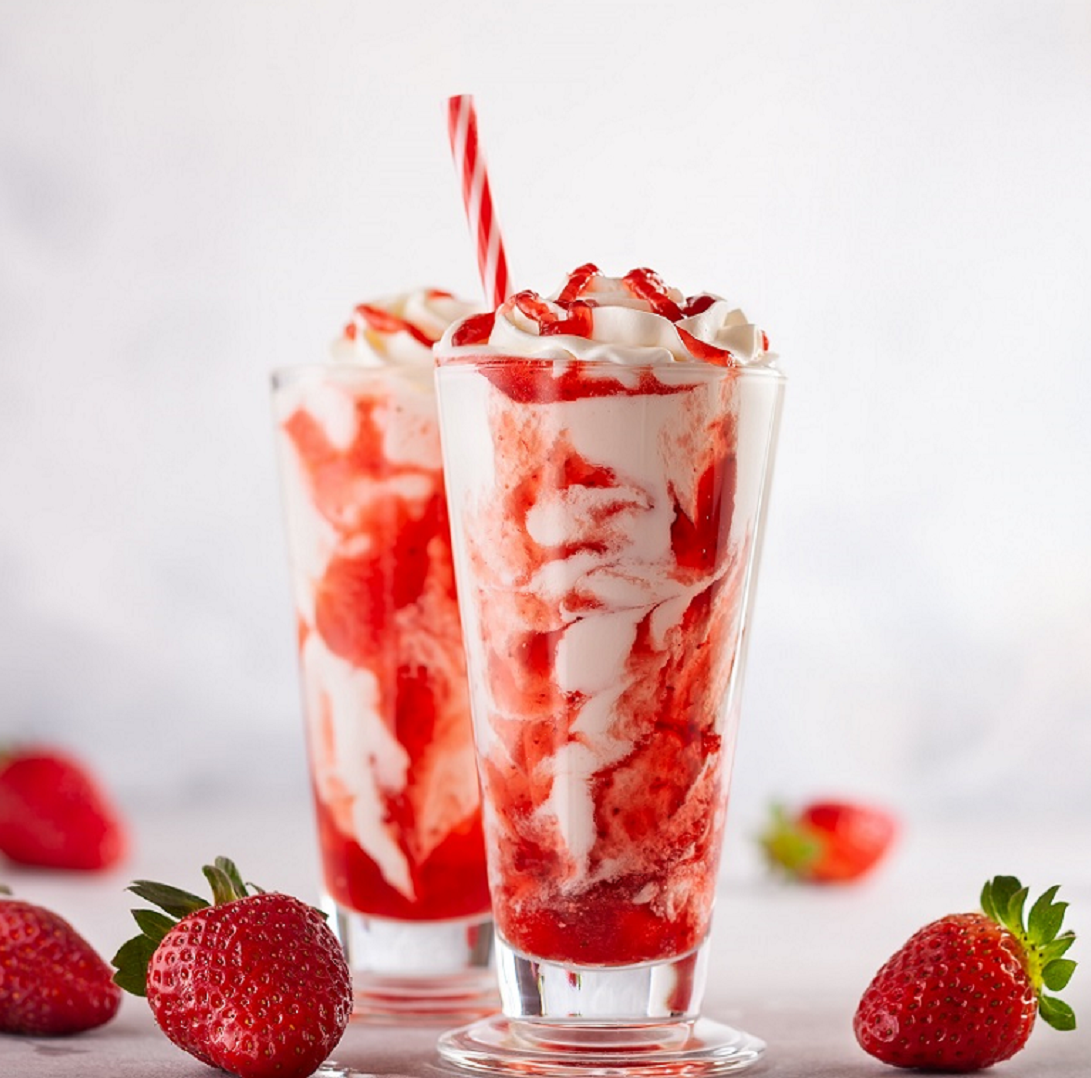 Frappé Mix Pulver Sweet Strawberry | Erdbeer Milchshake – Friends Frappé