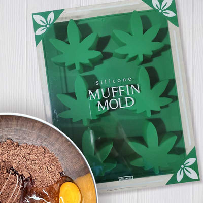 Rubber Marijuana Pot Leaf Ice Cube & Chocolate Mold – 2″ – Cake Connection