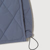 STRAIGHT QUILT PUFFER SKIRT GREY