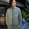 STRAIGHT QUILT PUFFER JACKET KHAKI