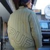 STRAIGHT QUILT PUFFER JACKET KHAKI