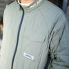 STRAIGHT QUILT PUFFER JACKET KHAKI