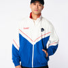 Devereux Script Windbreaker White/Blue