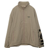 BIG LOGO NYLON JACKET BEIGE