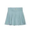 RUFFLOG CURSIVE LOGO SKIRT LIGHT GREEN