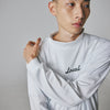 OG Logo L/S MOCK NECK WHITE