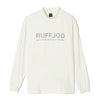 N/G BOTH SIDE L/S MOCK NECK WHITE