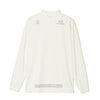 N/G BOTH SIDE L/S MOCK NECK WHITE