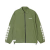 #THUNDER STRIPES W-P JACKET GREEN