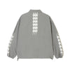 #THUNDER STRIPES W-P JACKET GRAY