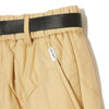 #QUILTING ADJUSTABLE JOGGER PANTS BEIGE