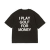 #Cph/Golf™ PRO MOCK NECK TEE BLACK