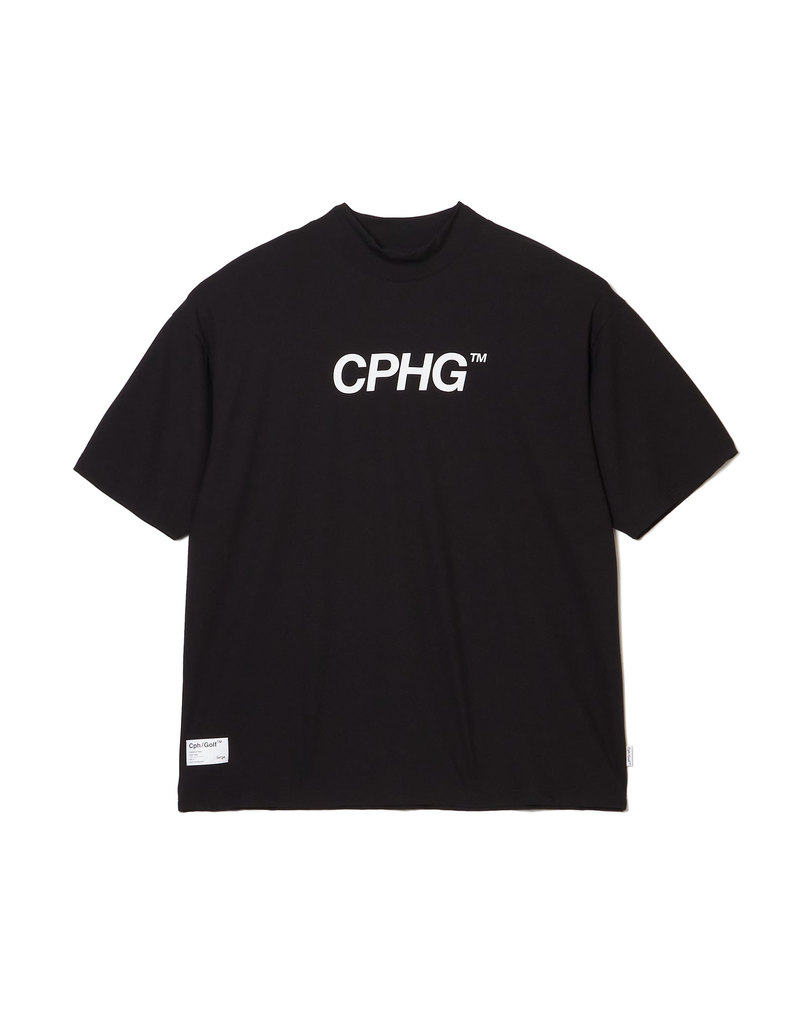 #CPHG GENTLEMAN MOCK NECK TEE BLACK