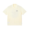 #OVERLAP LOGO JAQUARD KNIT POLO IVORY