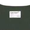 #OVERLAP LOGO NO COLLAR JACKET GREEN