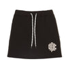 [WOMEN] #OVERLAP LOGO BALLOON SKIRT BLACK