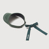 DETACHABLE RIBBON VISOR GREEN